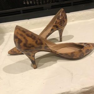 J Crew leopard printed Valentina D’Orsay Pumps